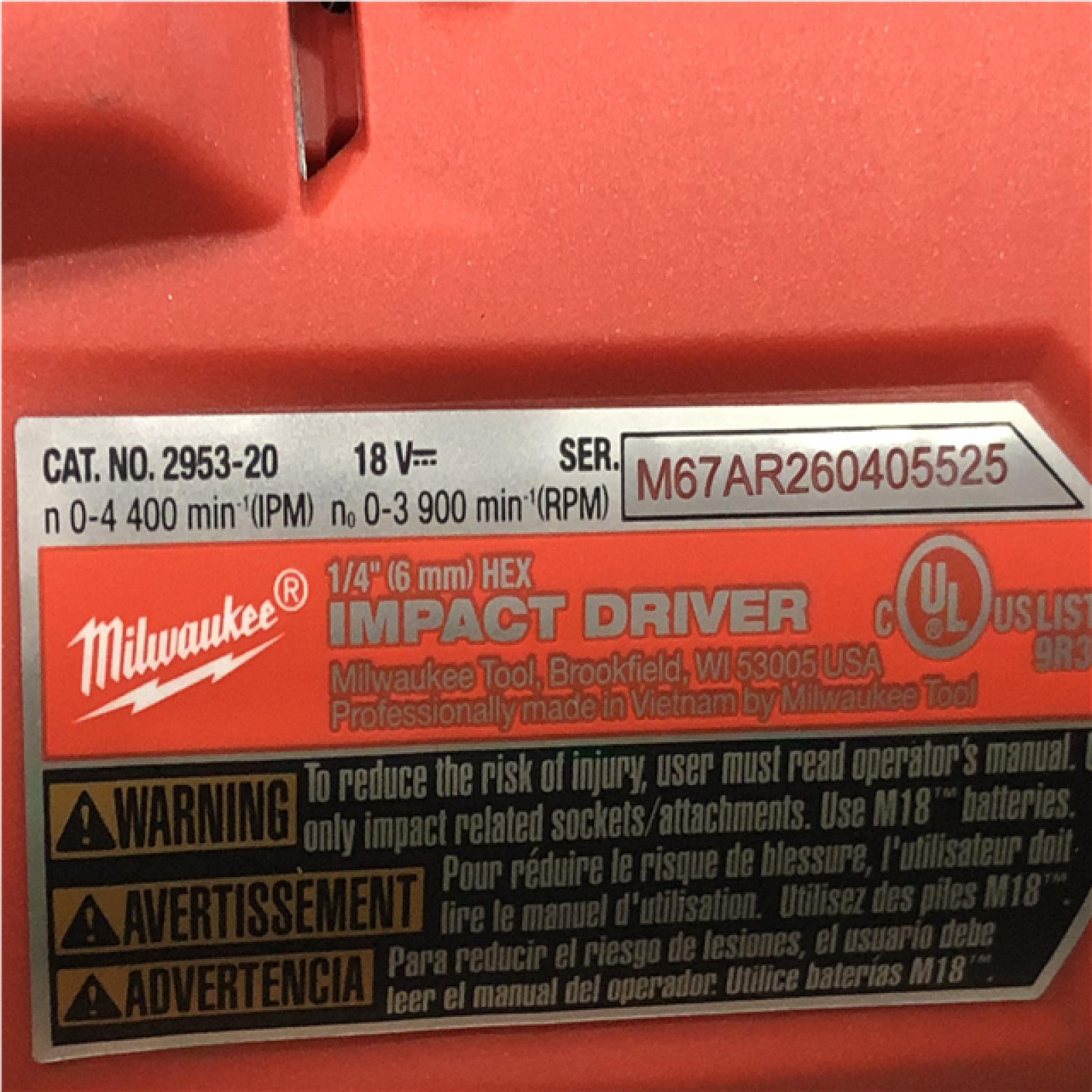 AS-IS Milwaukee FUEL 18V Lithium-Ion Brushless Cordless Hammer Drill and Impact Driver Combo Kit