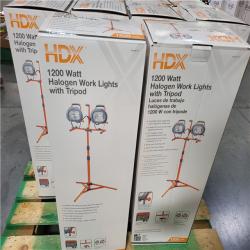 CALIFORNIA AS-IS 10 HALOGEN WORK LIGHTS WITH TRIPOD