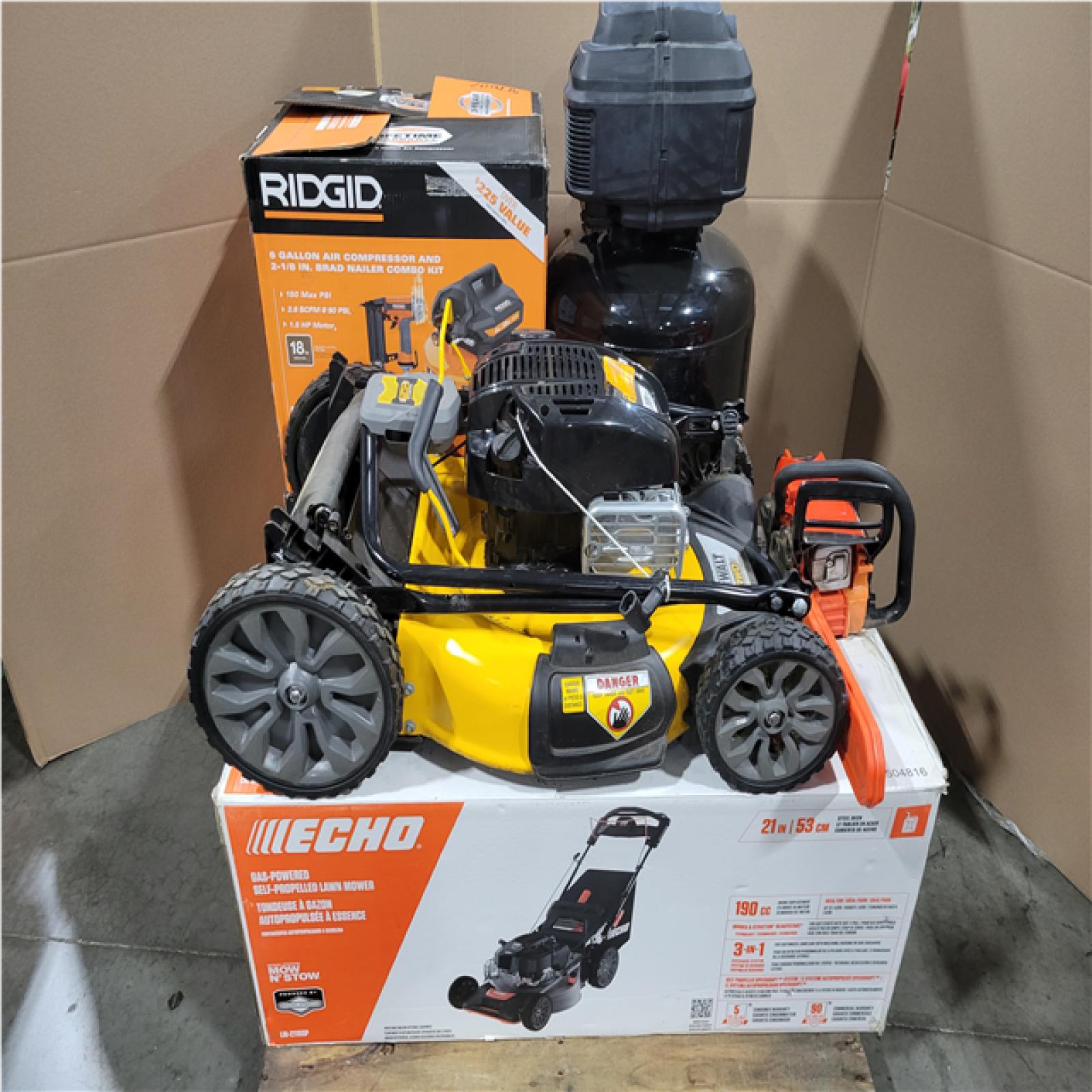 CALIFORNIA AS-IS OUTDOOR POWER EQUIPMENT