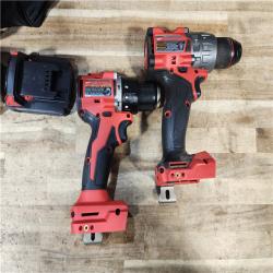 HOUSTON LOCATION - AS - IS Milwaukee 2 Tool Combo Kit W/ (2) Battery & Charger