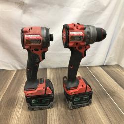 AS-IS Milwaukee FUEL 18V Lithium-Ion Brushless Cordless Hammer Drill and Impact Driver Combo Kit