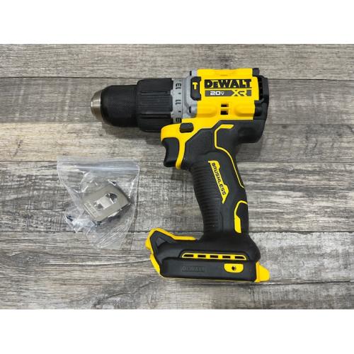 AS-IS DEWALT 20V XR Brushless Cordless 1/2 in. Hammer Drill (Tool-Only)
