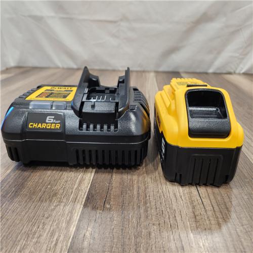 AS-IS DEWALT 20-Volt MAX Lithium-Ion 6.0 Ah Battery Pack and Charger Kit