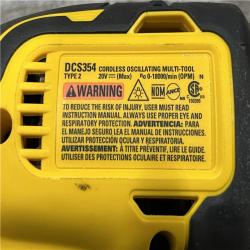 AS-IS DEWALT ATOMIC 20V MAX Cordless Brushless Oscillating Multi Tool (Tool Only)