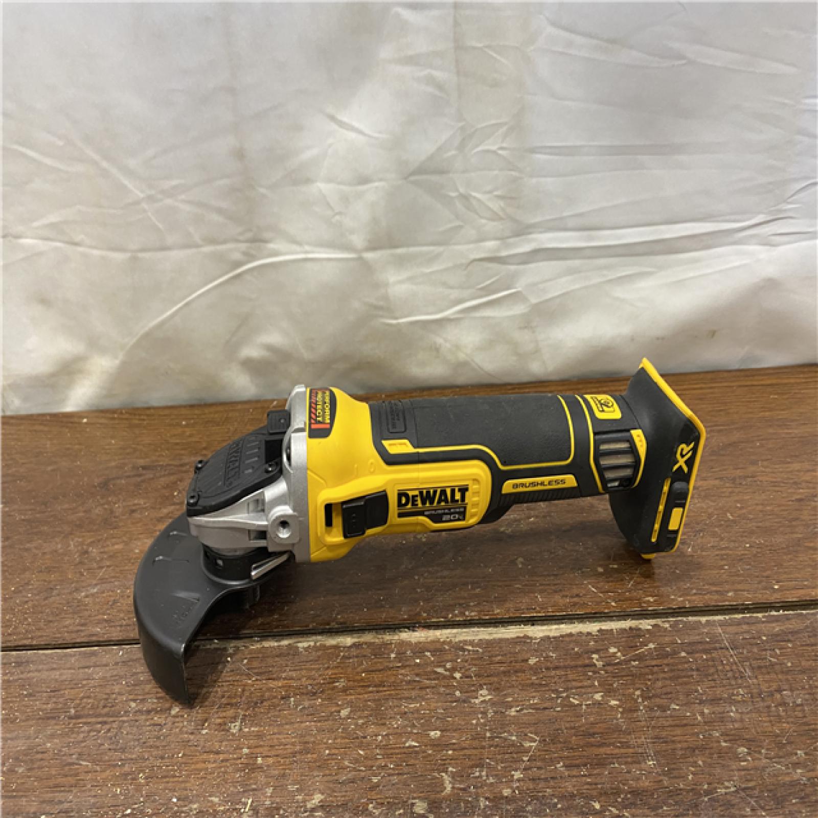 AS-IS DeWalt DCG405B 20V Max XR 4.5-Inch Slide Switch Small Angle Grinder (Tool Only)