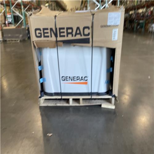 DALLAS LOCATION- AS-IS GENERAC 14kW Natural Gas or Propane Generator and 200 Amp Transfer Switch