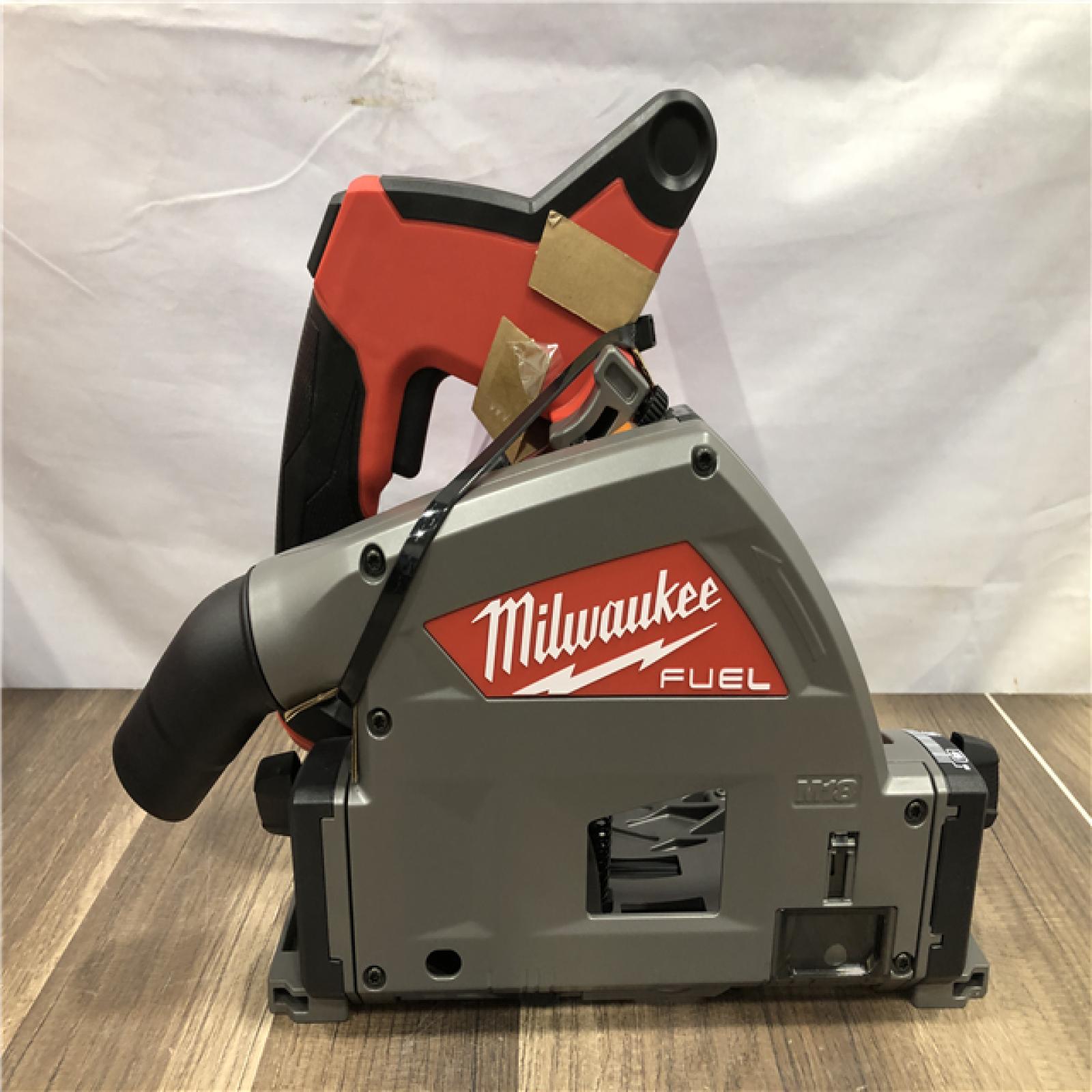 AS-IS Milwaukee FUEL 18V Lithium-Ion Cordless Brushless 6-1/2 in. Plunge Cut Track Saw (Tool-Only)