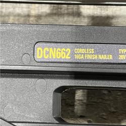 AS-IS DEWALT 20V MAX XR 16-Gauge Lithium-Ion Cordless Finish Nailer (Tool Only)