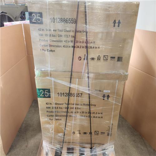 Phoenix NEW Husky Heavy Duty 42 in. 12-Drawer Matte Gray Tool Chest Combo (SEALED)