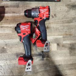 HOUSTON LOCATION - AS-IS (APPEARS LIKE NEW) Milwaukee FUEL 18V Lithium-Ion Brushless Cordless Hammer Drill and Impact Driver Combo Kit