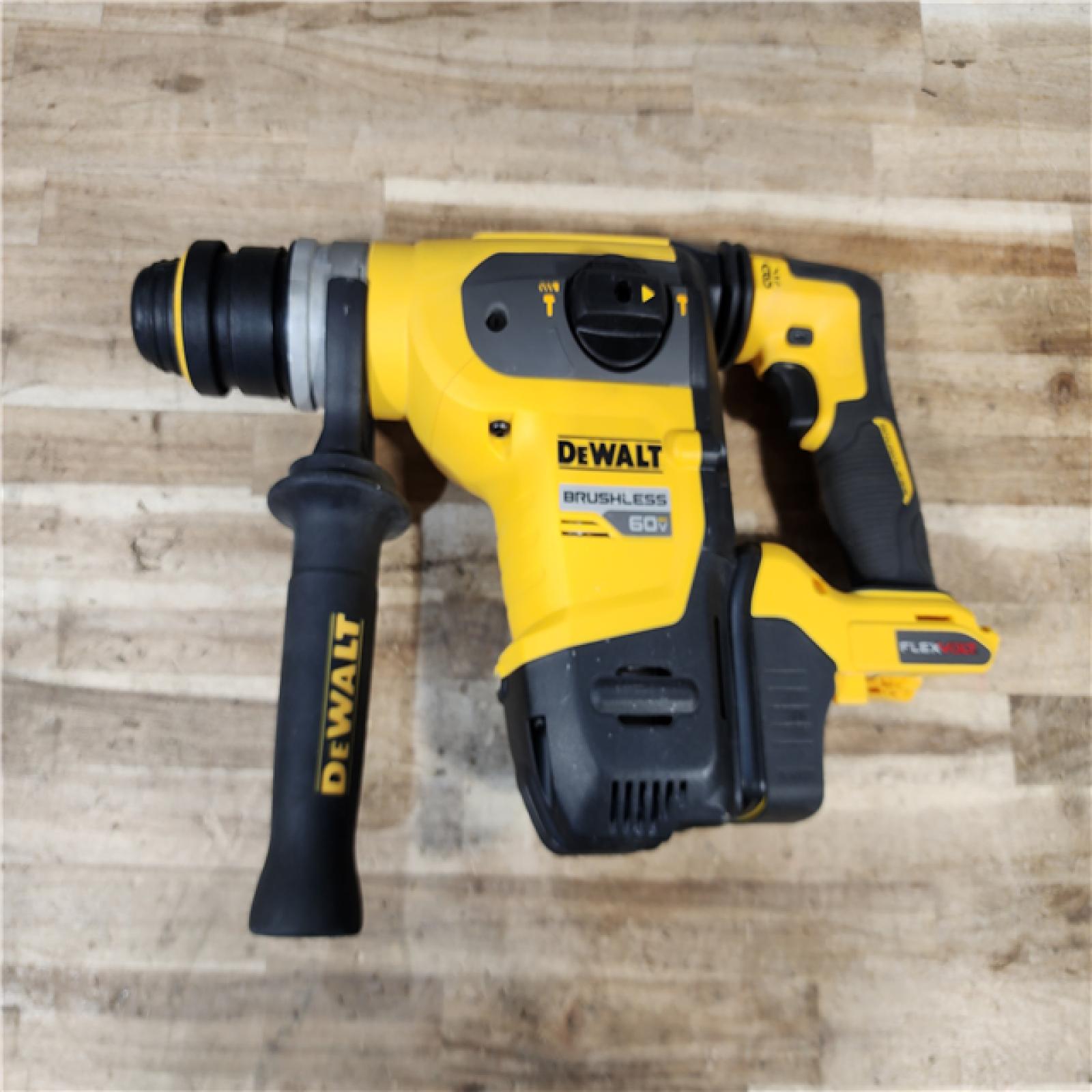 HOUSTON LOCATION - AS-IS DEWALT FLEXVOLT 60V MAX Cordless 1-1/4 in. SDS Plus Rotary Hammer (Tool Only)