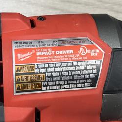 AS-IS Milwaukee FUEL 18V Lithium-Ion Brushless Cordless Hammer Drill and Impact Driver Combo Kit