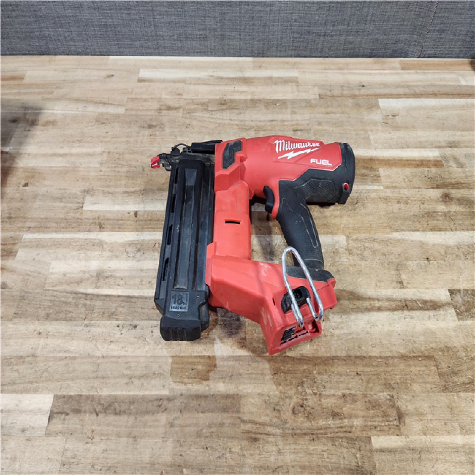 HOUSTON LOCATION - AS - IS Milwaukee FUEL 18-Volt Lithium-Ion Brushless Cordless Gen II 18-Gauge Brad Nailer (Tool-Only)