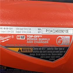 AS-IS Milwaukee Men's 3X-Large 12V Lithium-Ion Cordless AXIS Black Heated Jacket Kit