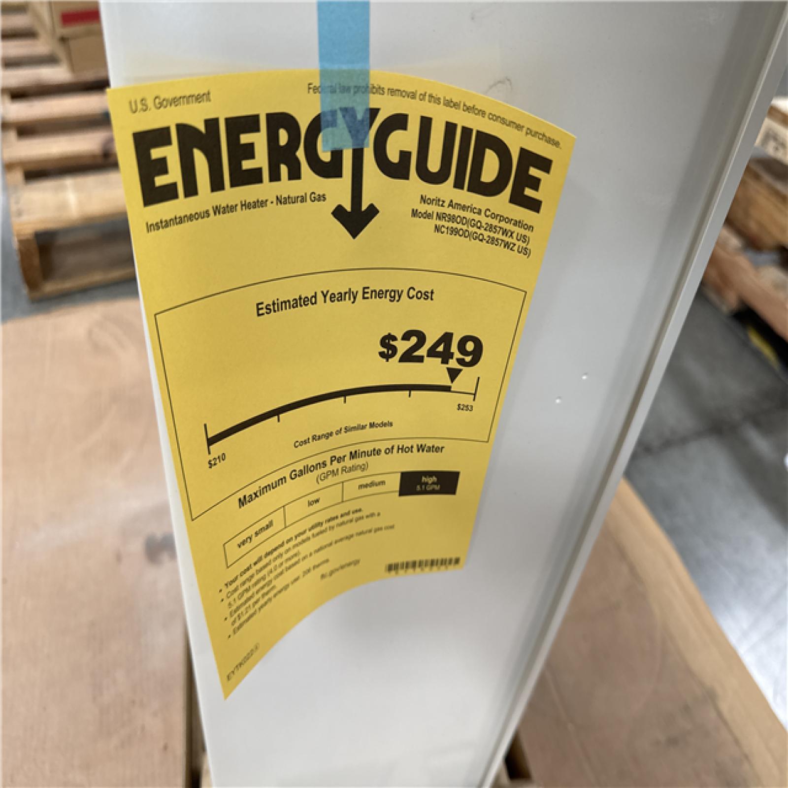 California NEW Noritz Tankless Gas Water Hester