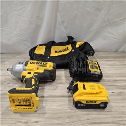 AS-IS Dewalt 20V MAX Lithium-Ion Cordless 1/2 in. Impact Wrench Kit
