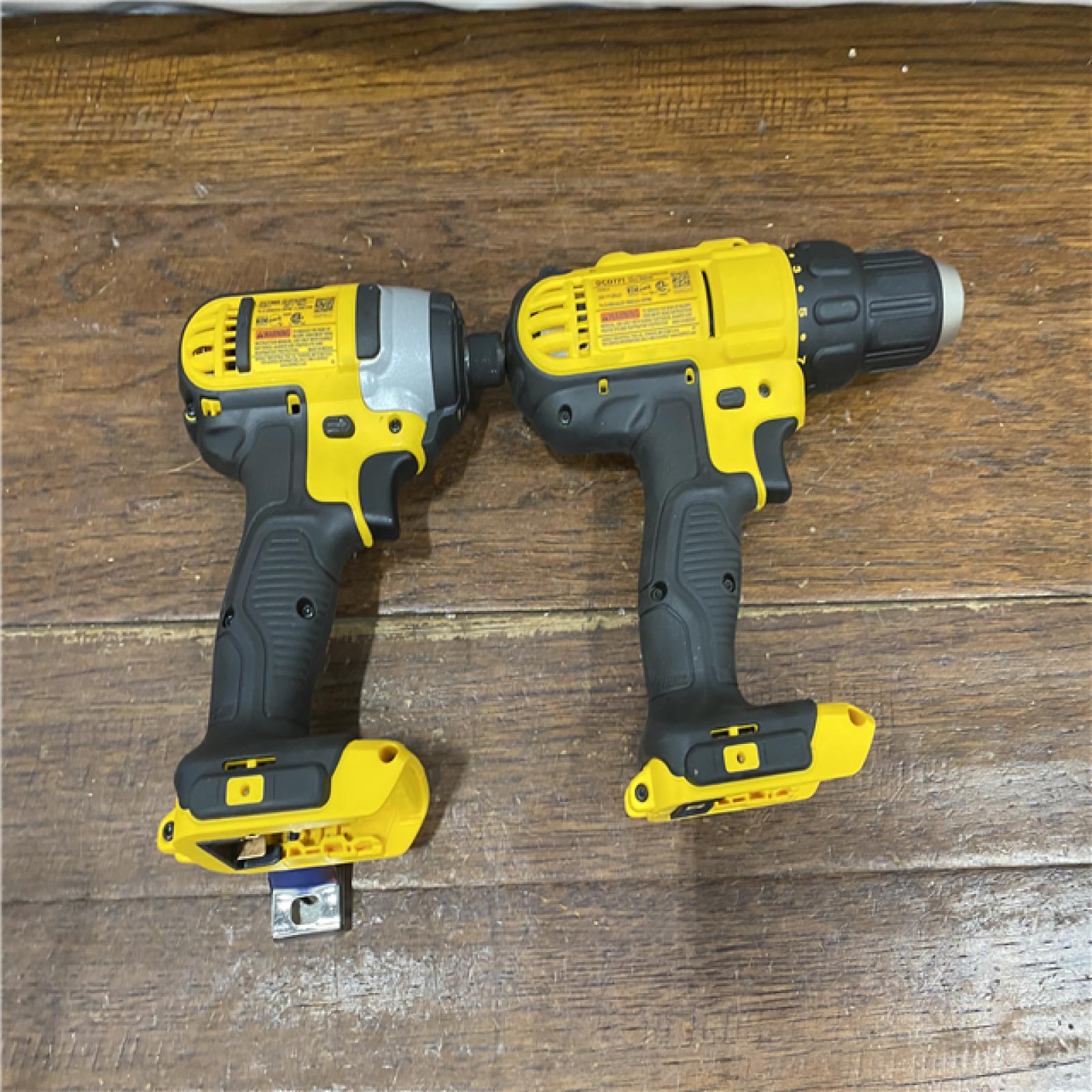 AS-IS DeWALTA® 20V MAX Cordless Drill Driver/Impact Driver Combo Kit 1.3 Ah Lithium Ion
