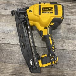 AS-IS DEWALT 20V MAX XR 16-Gauge Electric Cordless Angled Finishing Nailer Kit