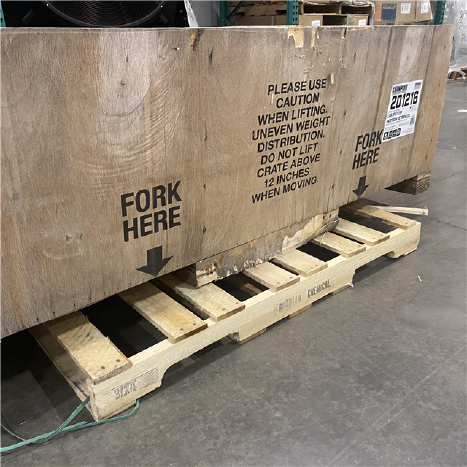 Dallas Location - As-Is Champion Power Equipment 37 Ton 338cc Gas Powered Log Splitter