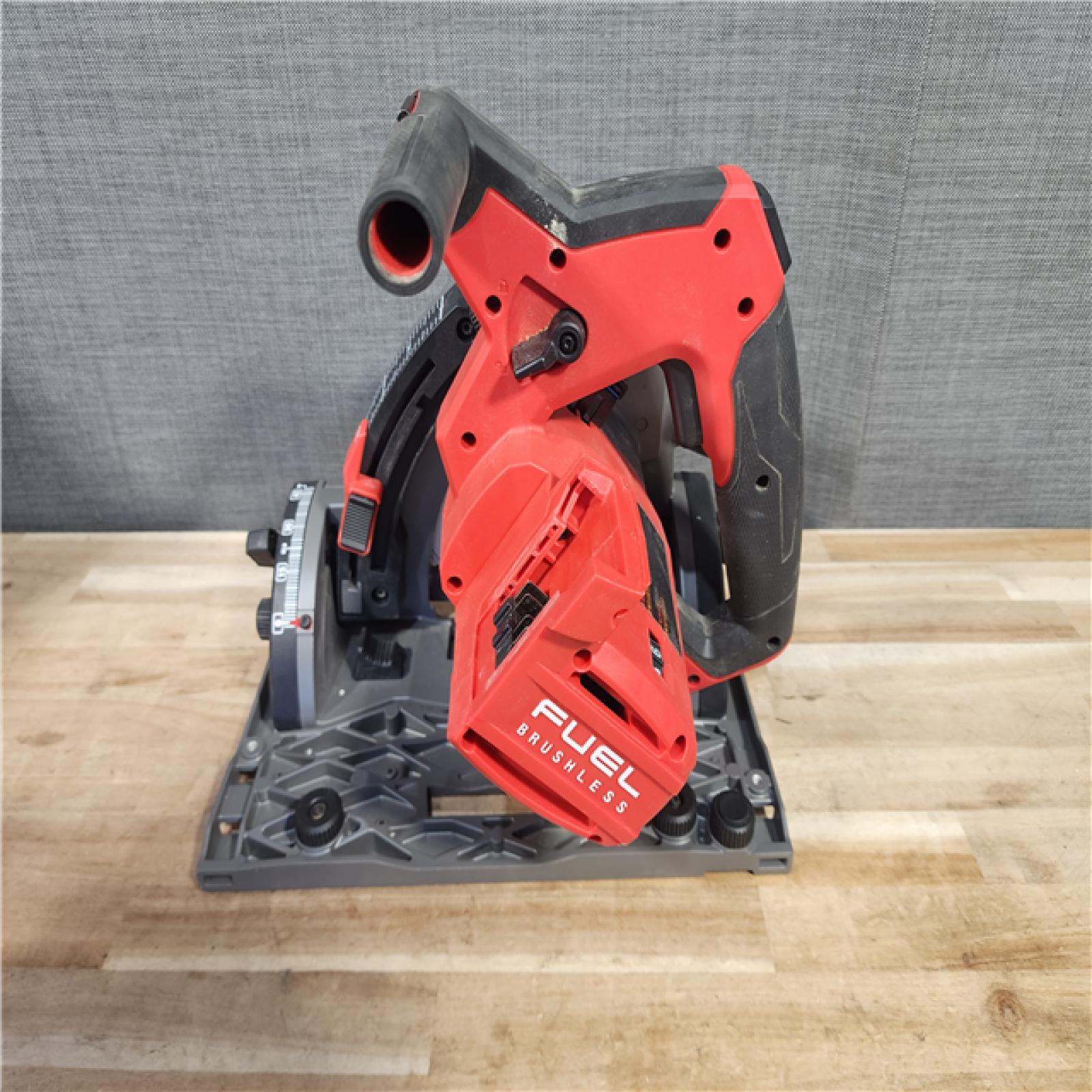 HOUSTON LOCATION - AS-IS Milwaukee FUEL 18V Lithium-Ion Cordless Brushless 6-1/2 in. Plunge Cut Track Saw (Tool-Only)