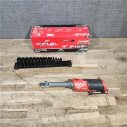 HOUSTON LOCATION - AS-IS Milwaukee FUEL INSIDER 12V Lithium-Ion Brushless Cordless 1/4 in. - 3/8 in. Extended Reach Box Ratchet (Tool-Only)