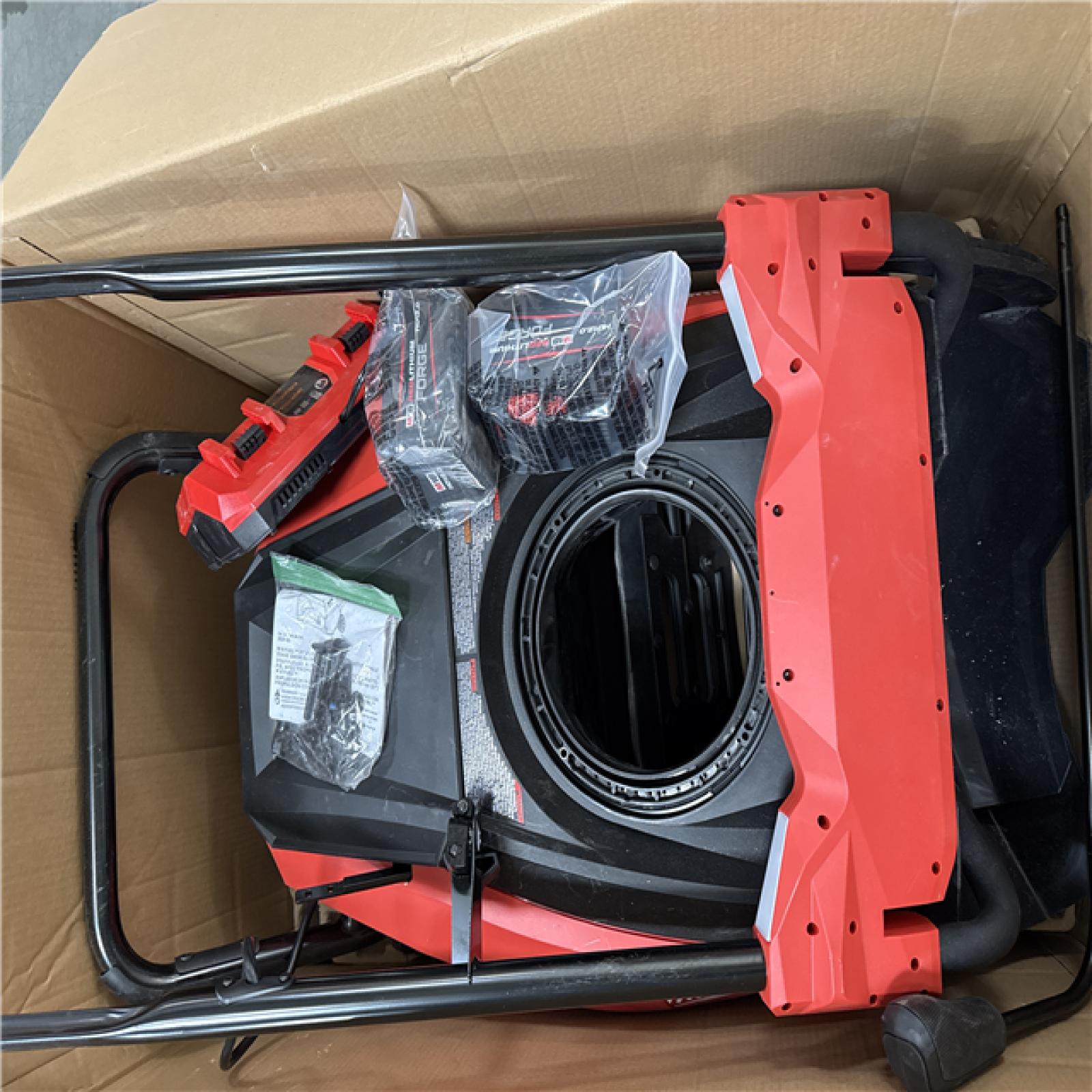 California AS-IS Milwaukee 21 Snow Blower  Includes (2) Batteries & Charger