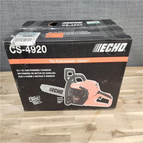 HOUSTON LOCATION - AS-IS ECHO 20 in. 50.1 Cc 2-Stroke Gas Rear Handle Chainsaw