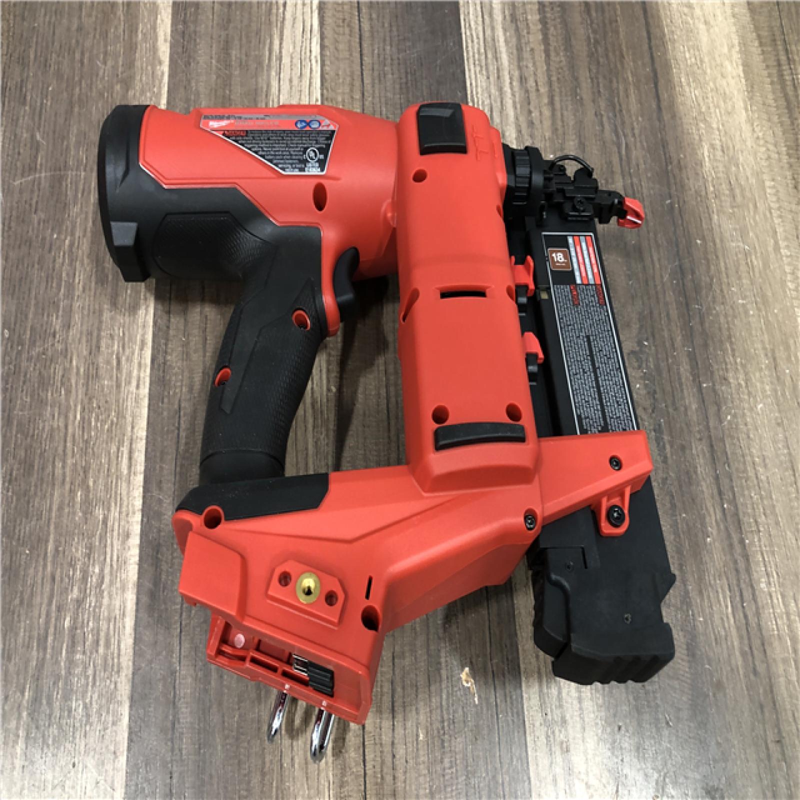 AS-IS Milwaukee FUEL 18-Volt Lithium-Ion Brushless Cordless Gen II 18-Gauge Brad Nailer (Tool-Only)