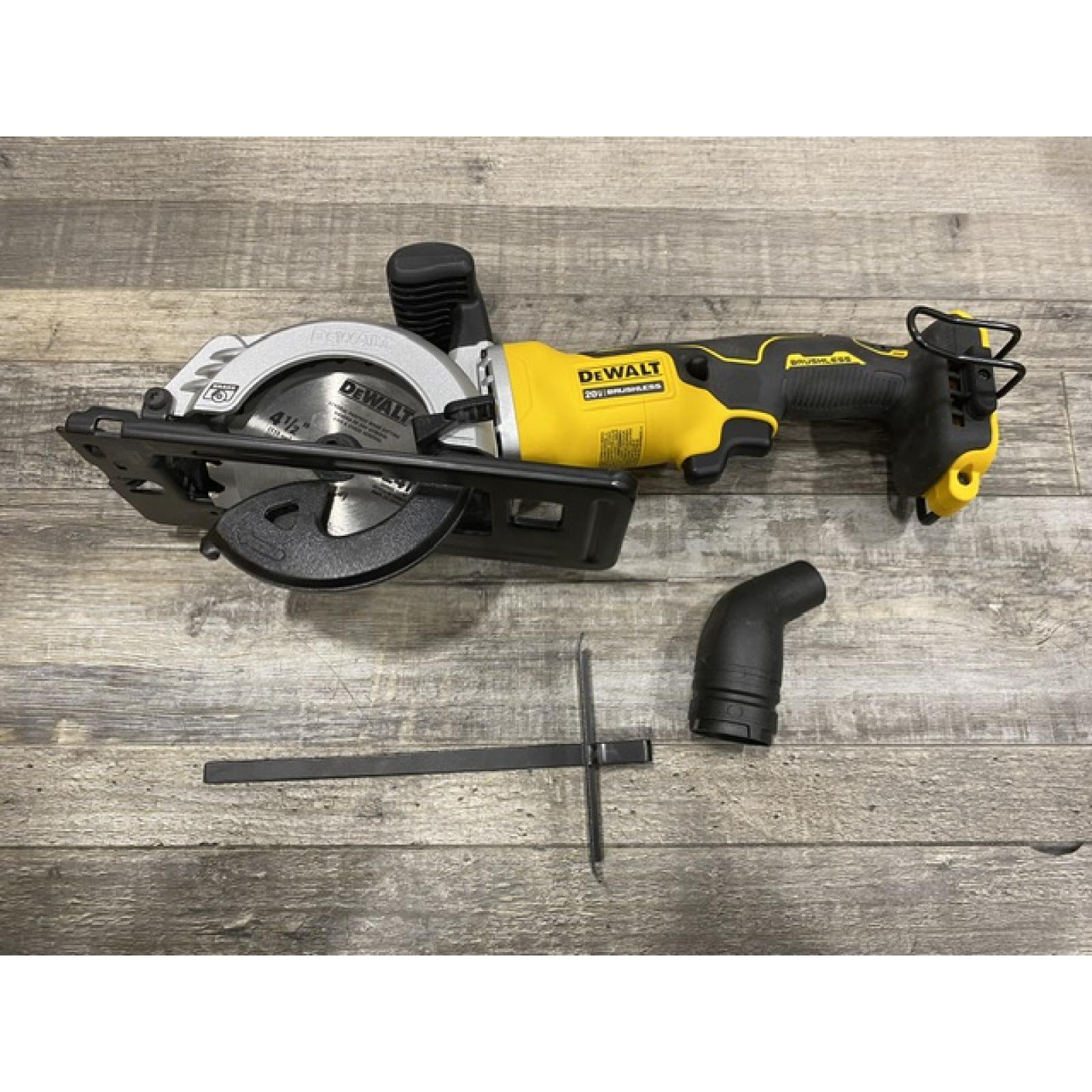 AS-IS DEWALT ATOMIC 20V MAX Cordless Brushless 4-1/2 in. Circular Saw (Tool Only)