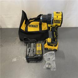 AS-IS - DEWALT ATOMIC COMPACT SERIES 20V MAX* Brushless Cordless 1/2 Drill/Driver Kit