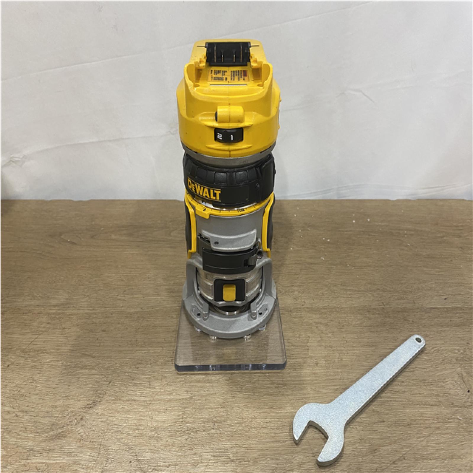 AS-IS DEWALT 20V MAX XR Cordless Brushless Fixed Base Compact Router (Tool Only)
