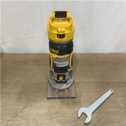 AS-IS DEWALT 20V MAX XR Cordless Brushless Fixed Base Compact Router (Tool Only)