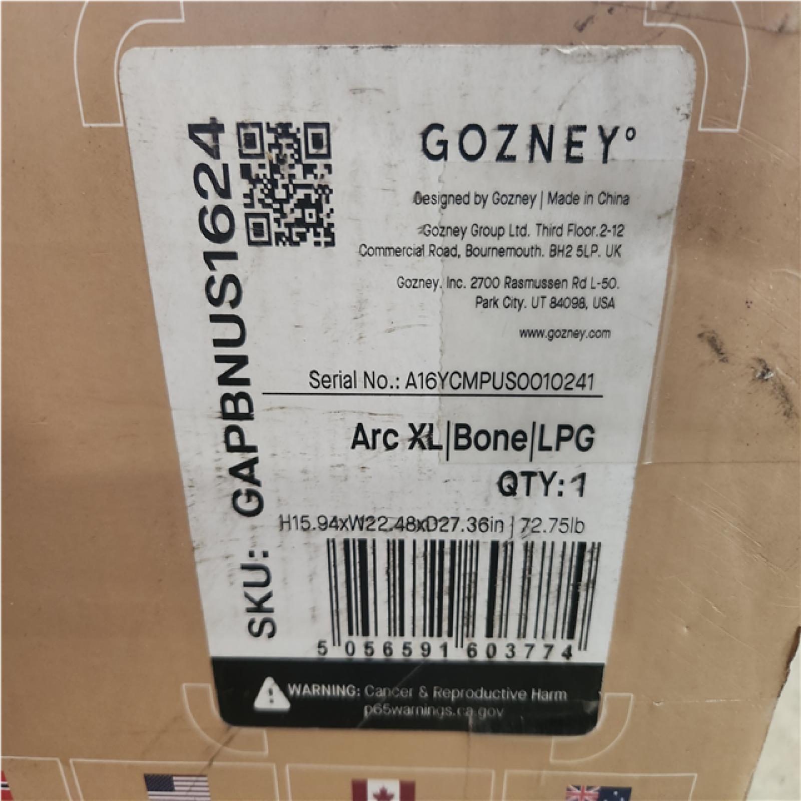 Phoenix AS-IS GOZNEY Arc XL Propane Outdoor Pizza Oven in Bone White