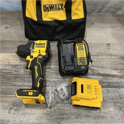 AS-IS DEWALT Atomic 20V Lithium-Ion Cordless Compact 1/2 in. Drill/Driver Kit