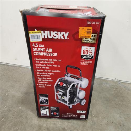 Phoenix Location NEW Husky Husky 4.5 Gal. 175 PSI Portable Electric Quiet Air Compressor
