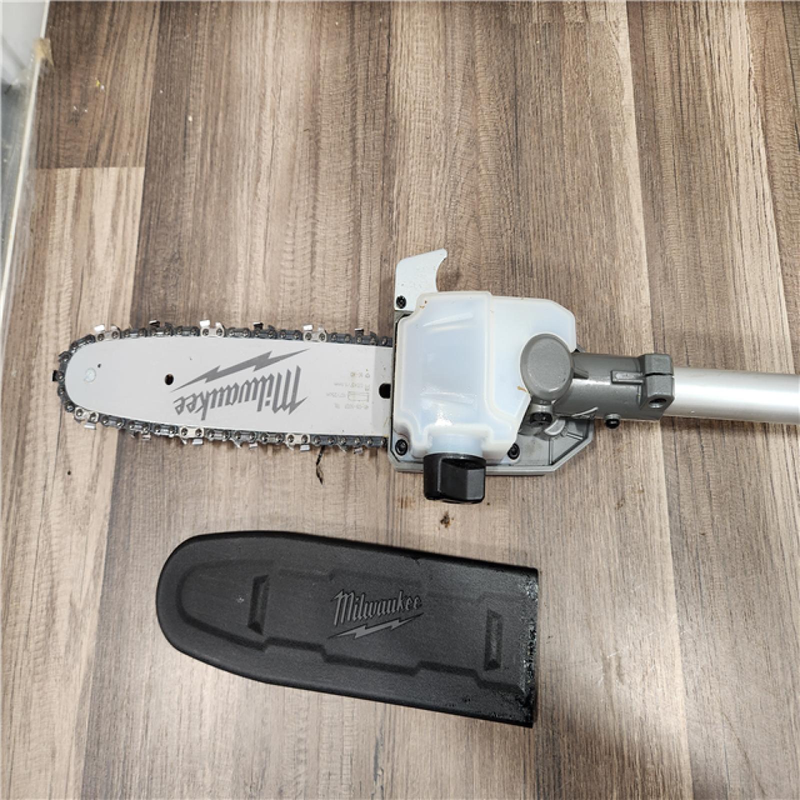AS-IS Milwaukee M18 FUEL QUIK-LOK 10 in. Pole Saw Attachment (Tool-Only)