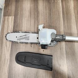 AS-IS Milwaukee M18 FUEL QUIK-LOK 10 in. Pole Saw Attachment (Tool-Only)