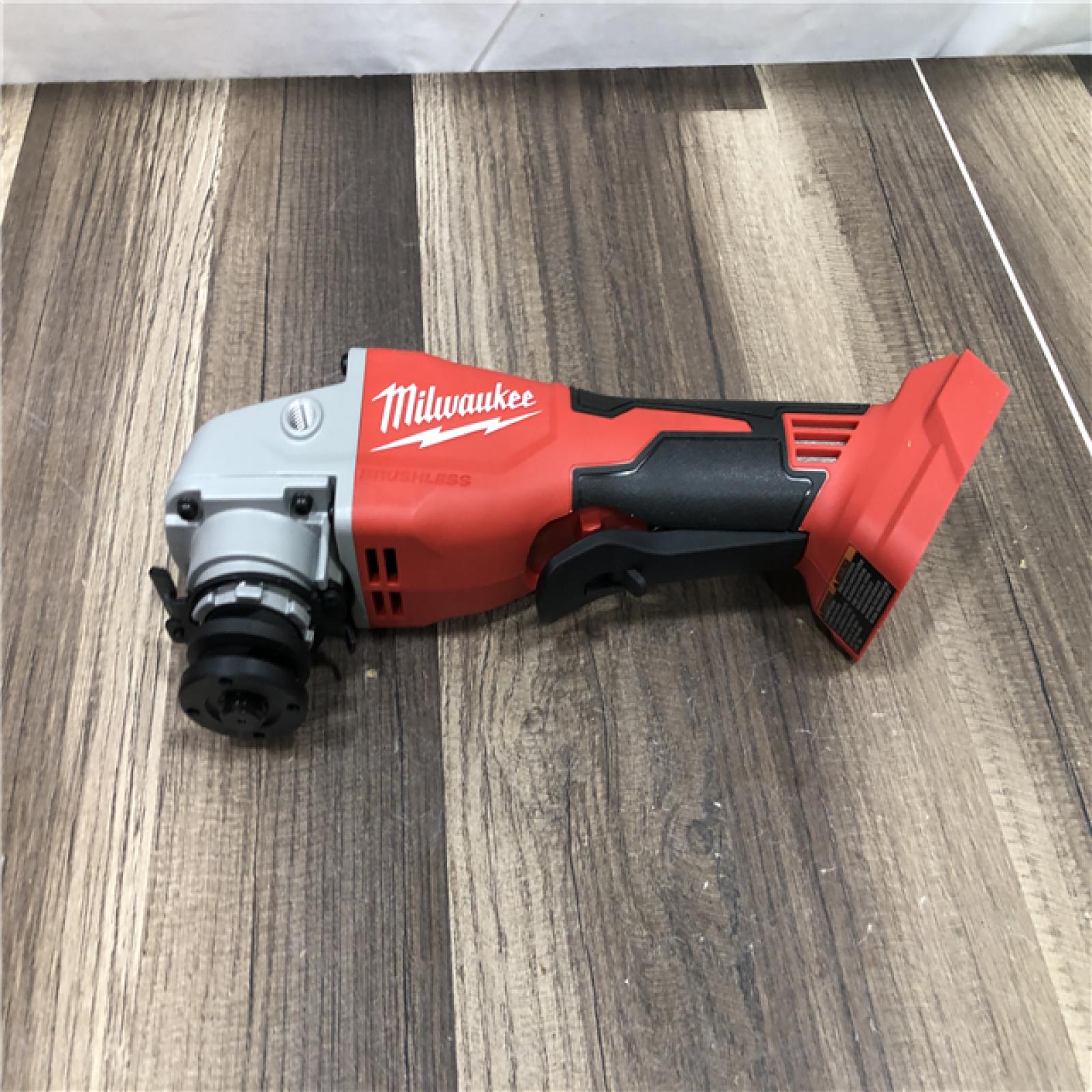 AS-IS Milwaukee 18V Lithium-Ion Brushless Cordless 4-1/2 in./5 in. Grinder w/Paddle Switch (Tool-Only)