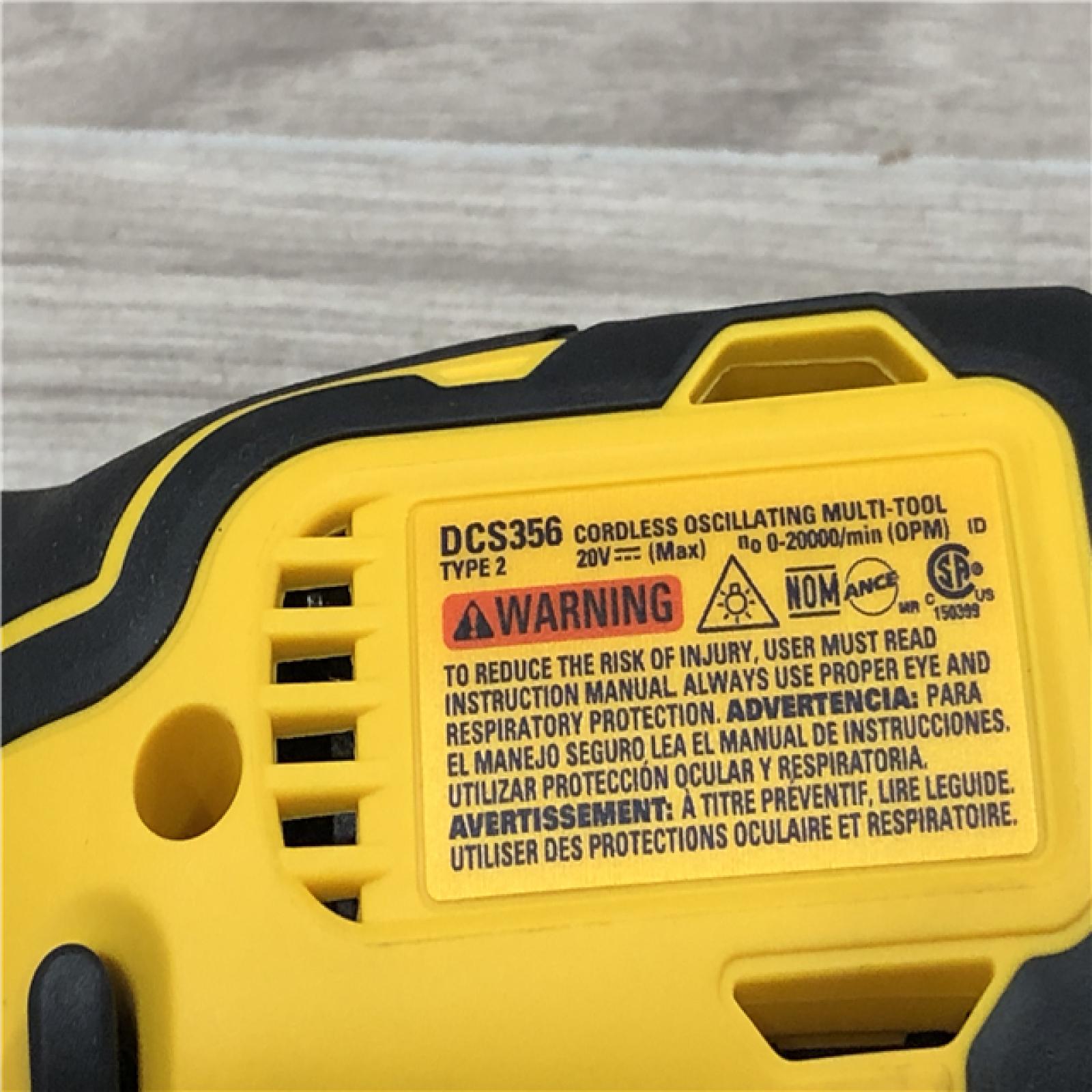 AS-IS DEWALT 20-Volt MAX XR Cordless 3-speed Oscillating Multi-Tool DCS356B (Tool-Only)