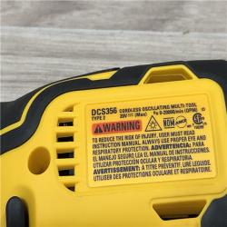 AS-IS DEWALT 20-Volt MAX XR Cordless 3-speed Oscillating Multi-Tool DCS356B (Tool-Only)
