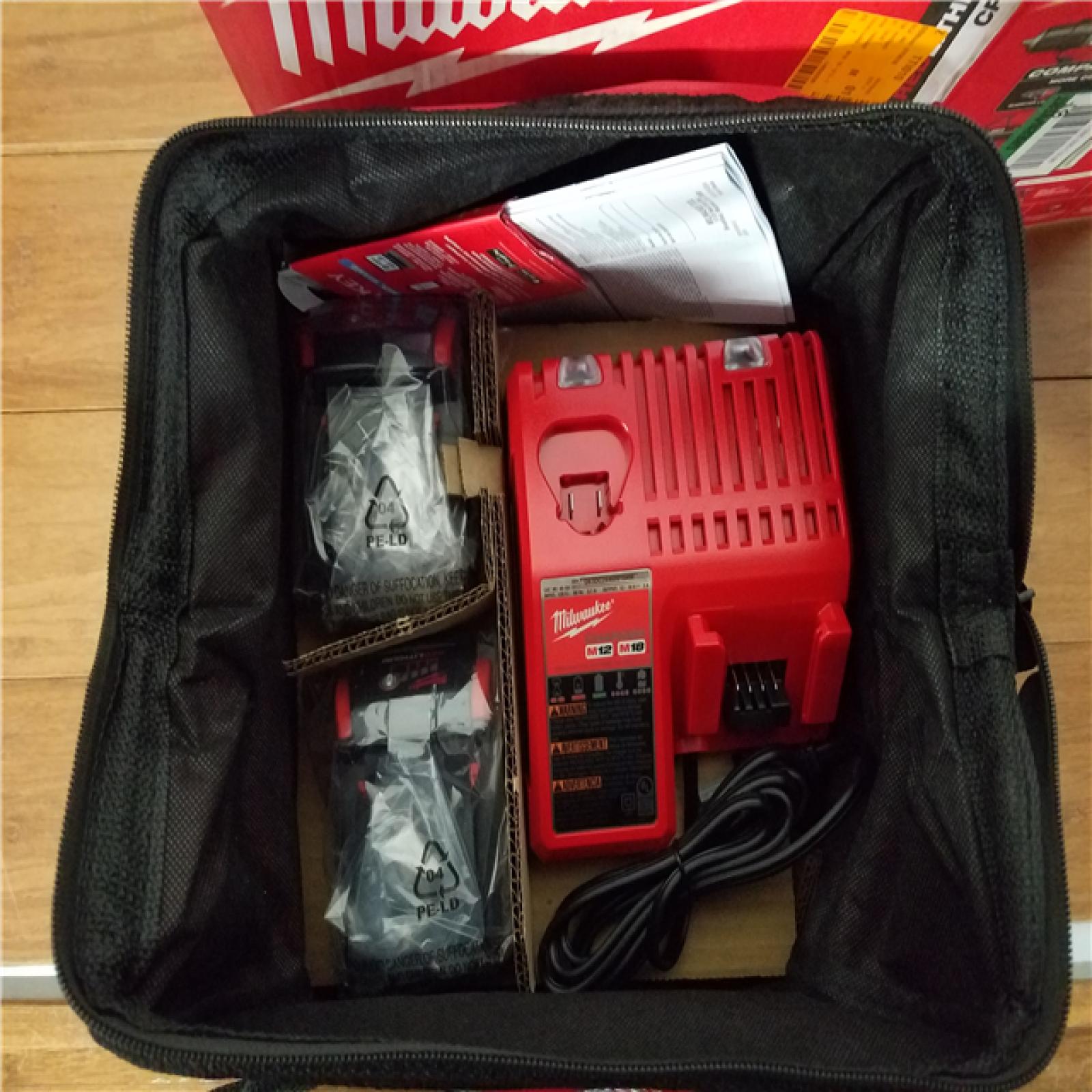 California NEW Milwaukee M18 Compact Brushless 2-Tool Combo Kit  Includes (2) Batteries  Charger & Bag