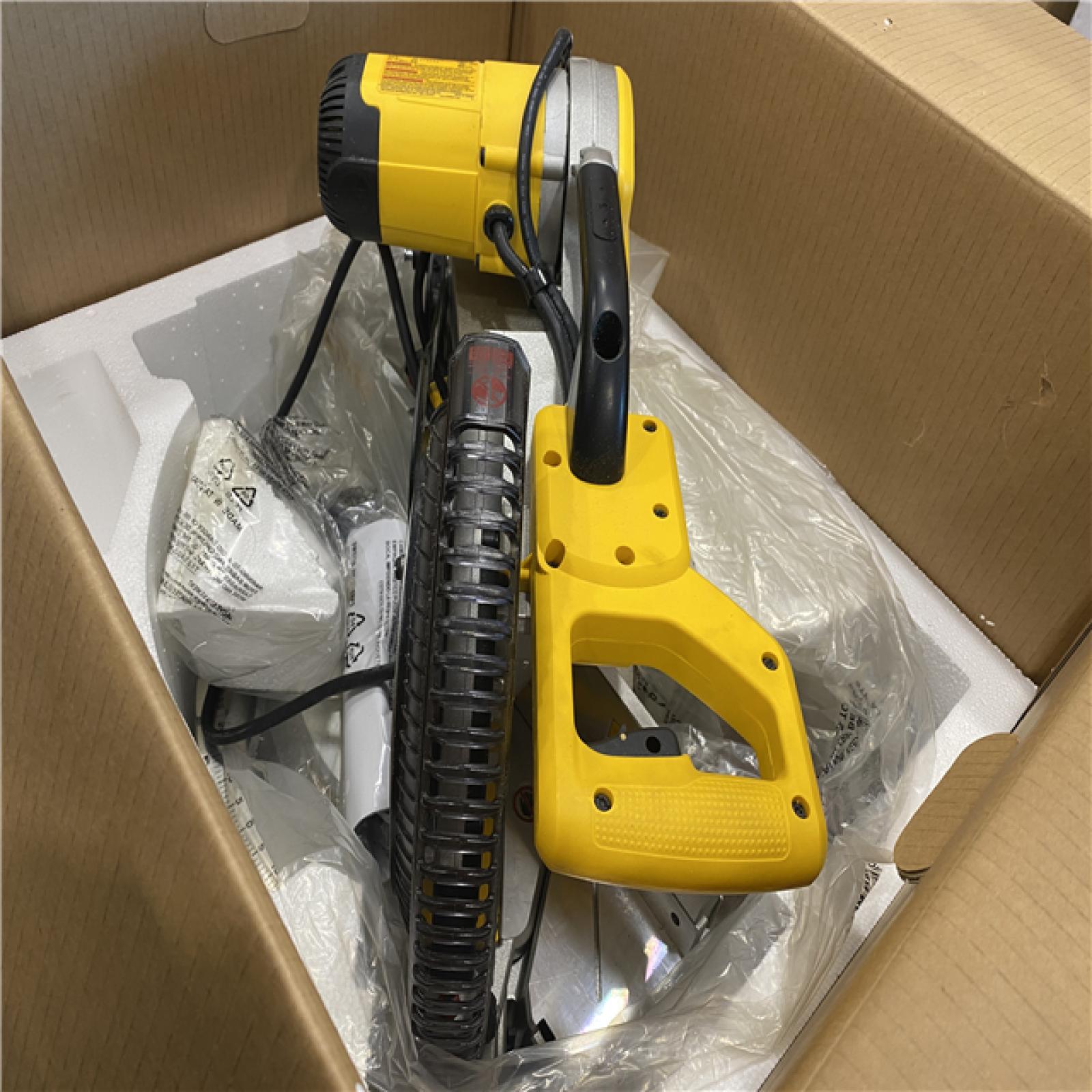 AS-IS DeWalt 15 Amp Corded 12 in. Compound Double Bevel Miter Saw