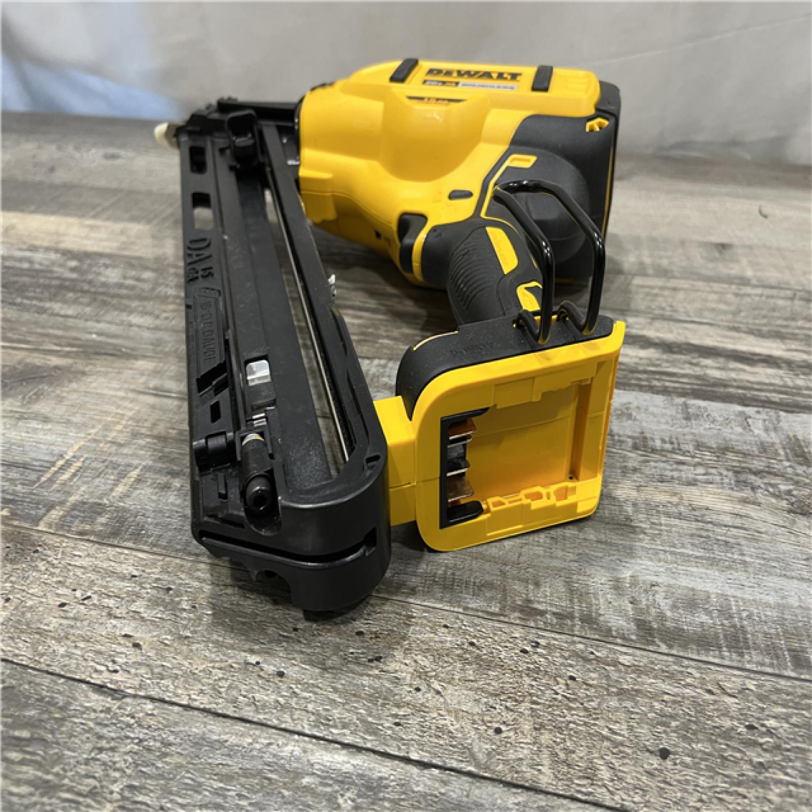AS-IS DEWALT Cordless 20V MAX XR Angled Finish Nailer (Tool Only)