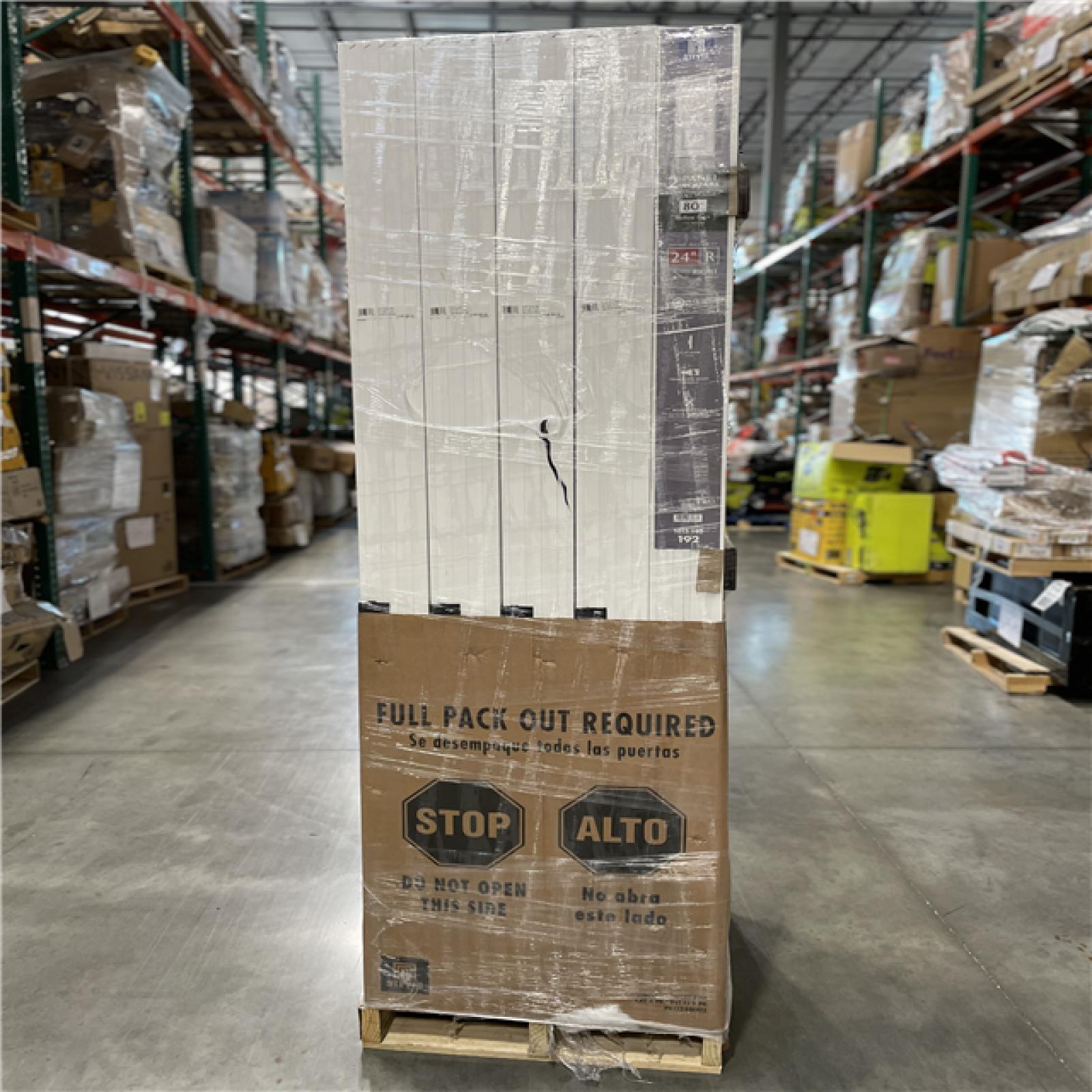 DALLAS LOCATION- 24 in. x 80 in. RH 2P Squaretop Hollow Core White Primed Composite Smooth Single Prehung Interior Door w/Bronze Hinges PALLET-(5 UNITS)
