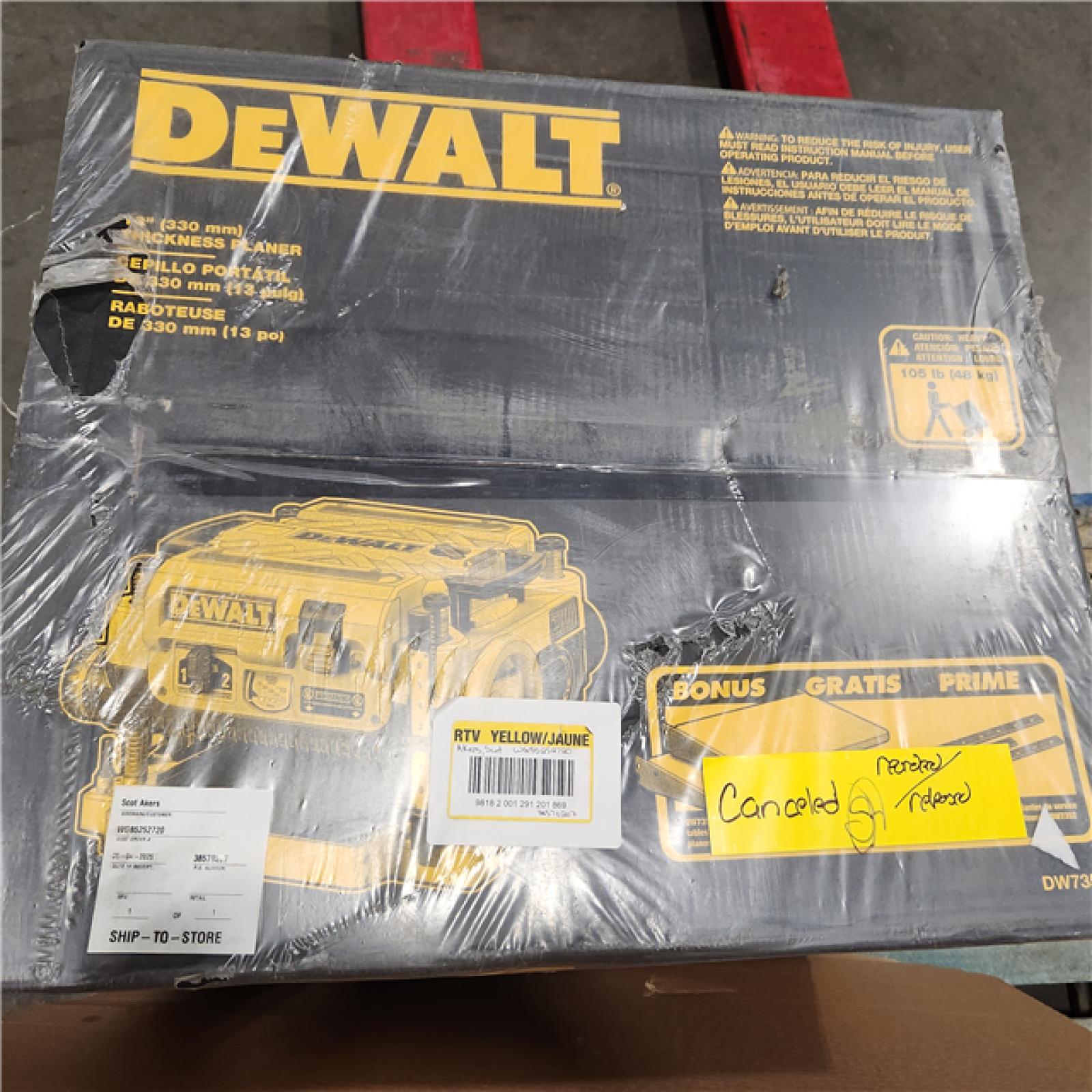 NEW- 15 Amp Corded 13 in. Heavy-Duty 2-Speed Bench Planer