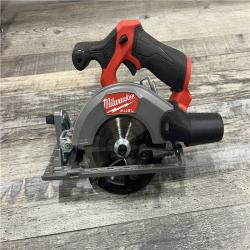 AS-IS MILWAUKEE M12 FUEL 12V Lithium-Ion Brushless 5-3/8 in. Cordless Circular Saw (Tool-Only)
