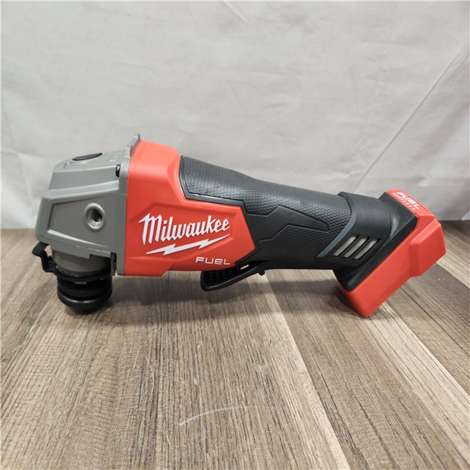 AS-IS- Milwaukee FUEL 18-Volt Lithium-Ion Brushless Cordless 4-1/2 in./5 in. Grinder W/Paddle Switch (Tool-Only)