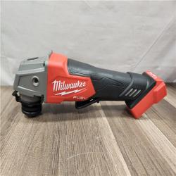 AS-IS- Milwaukee FUEL 18-Volt Lithium-Ion Brushless Cordless 4-1/2 in./5 in. Grinder W/Paddle Switch (Tool-Only)