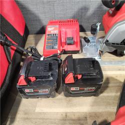 HOUSTON LOCATION - AS-IS MILWAUKEE 7 TOOL COMBO KIT W/ (2) BATTERY & CHARGER