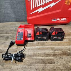 HOUSTON LOCATION - AS-IS MILWAUKEE FUEL 18V Lithium-Ion Brushless Cordless Hammer Drill and Impact Driver Combo Kit